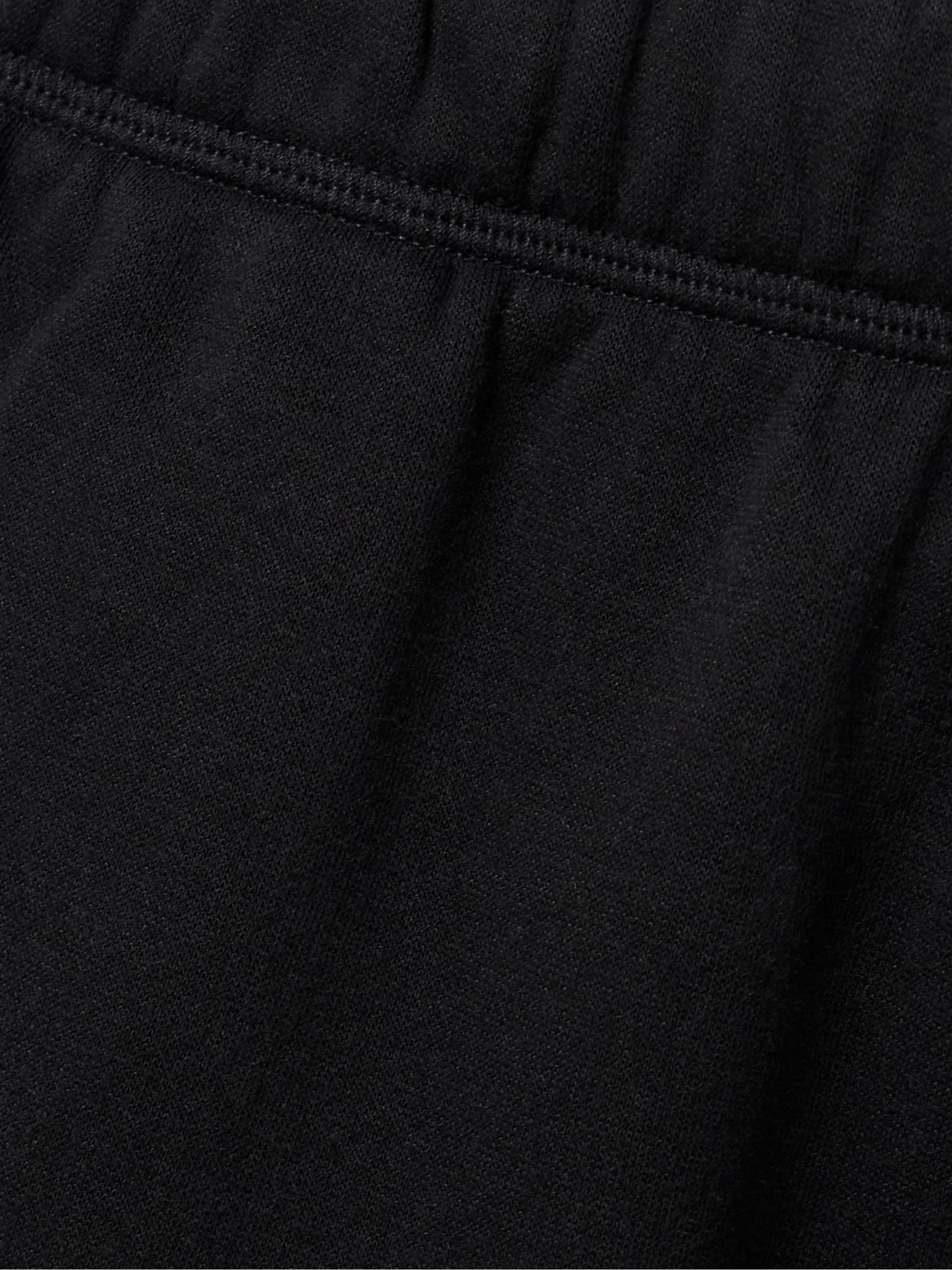 Skims Classic cotton-blend jersey straight-leg sweatpants - Onyx