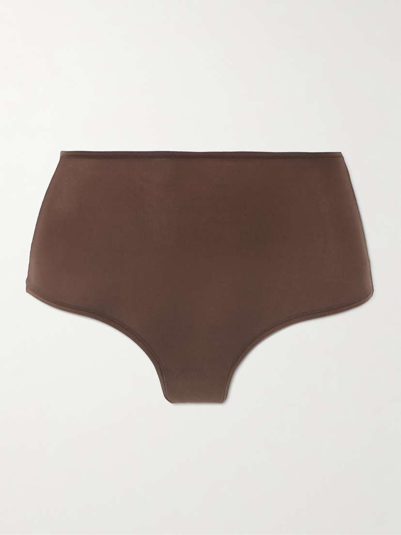 Skims Fits Everybody High Waisted Thong - Cocoa