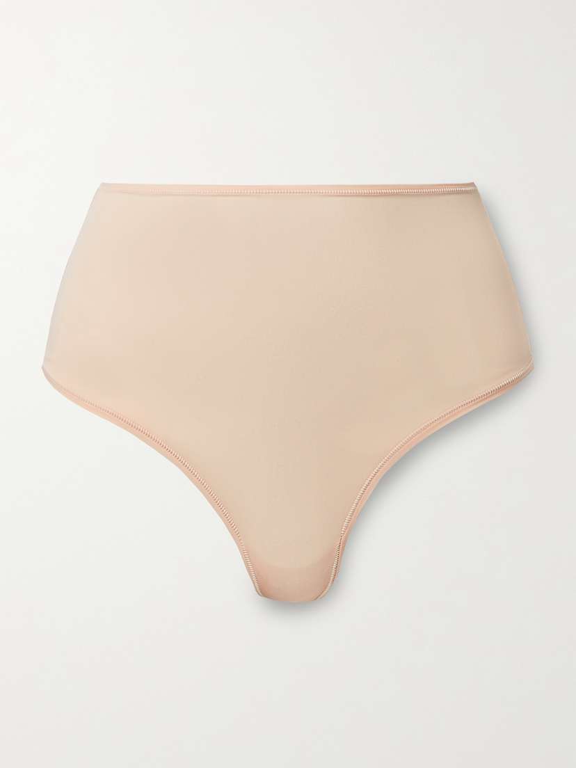 Skims Fits Everybody High Waisted Thong - Sand