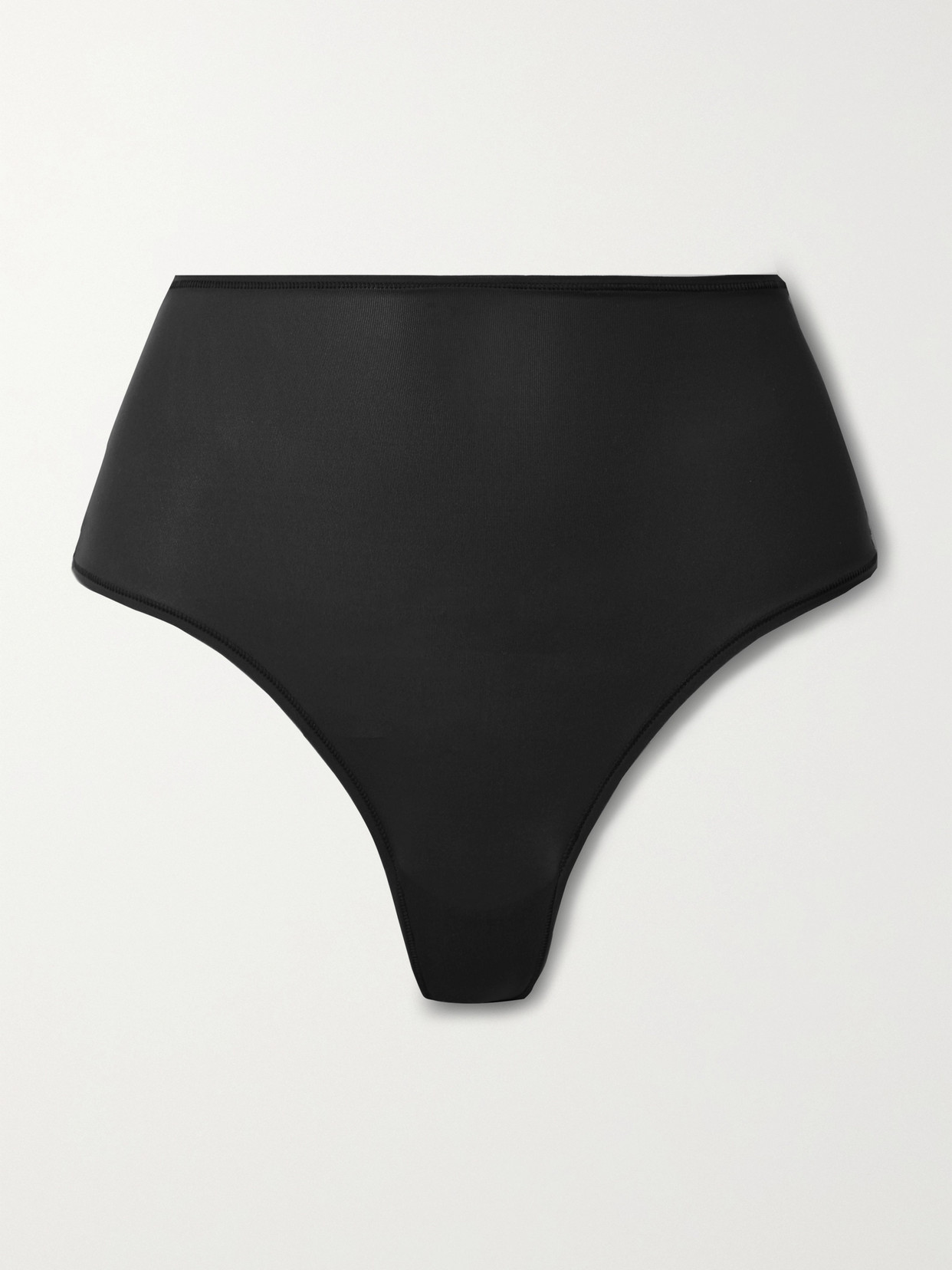 Skims Fits Everybody High Waisted Thong In Black