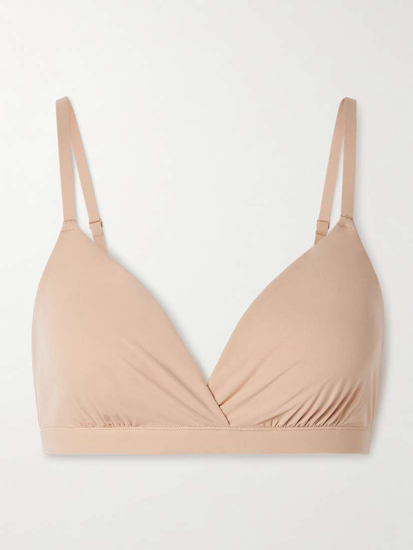 Skims Fits Everybody Crossover Bralette - Clay