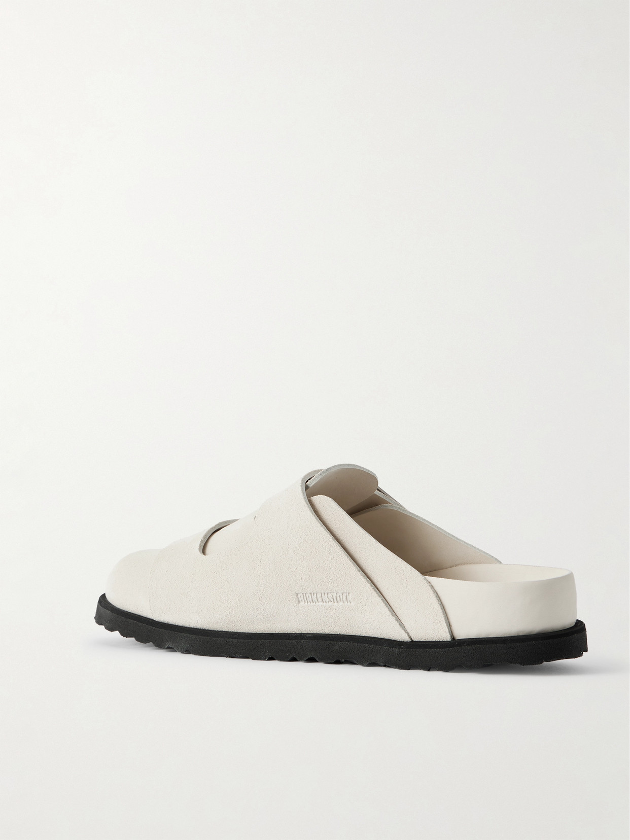 Birkenstock 1774 222 West Suede Clogs In White