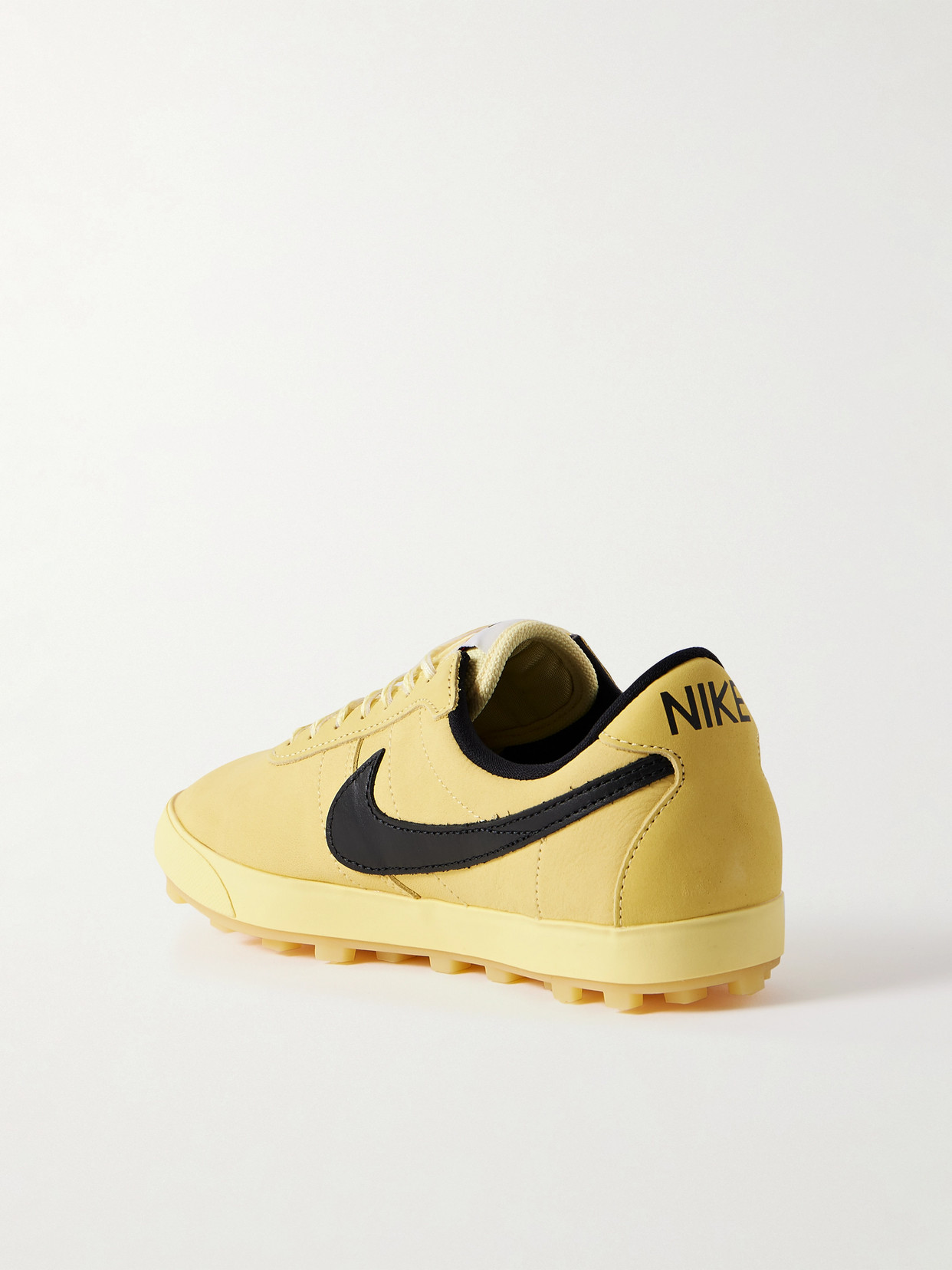 Astrograbber Leather-Trimmed Nubuck Sneakers