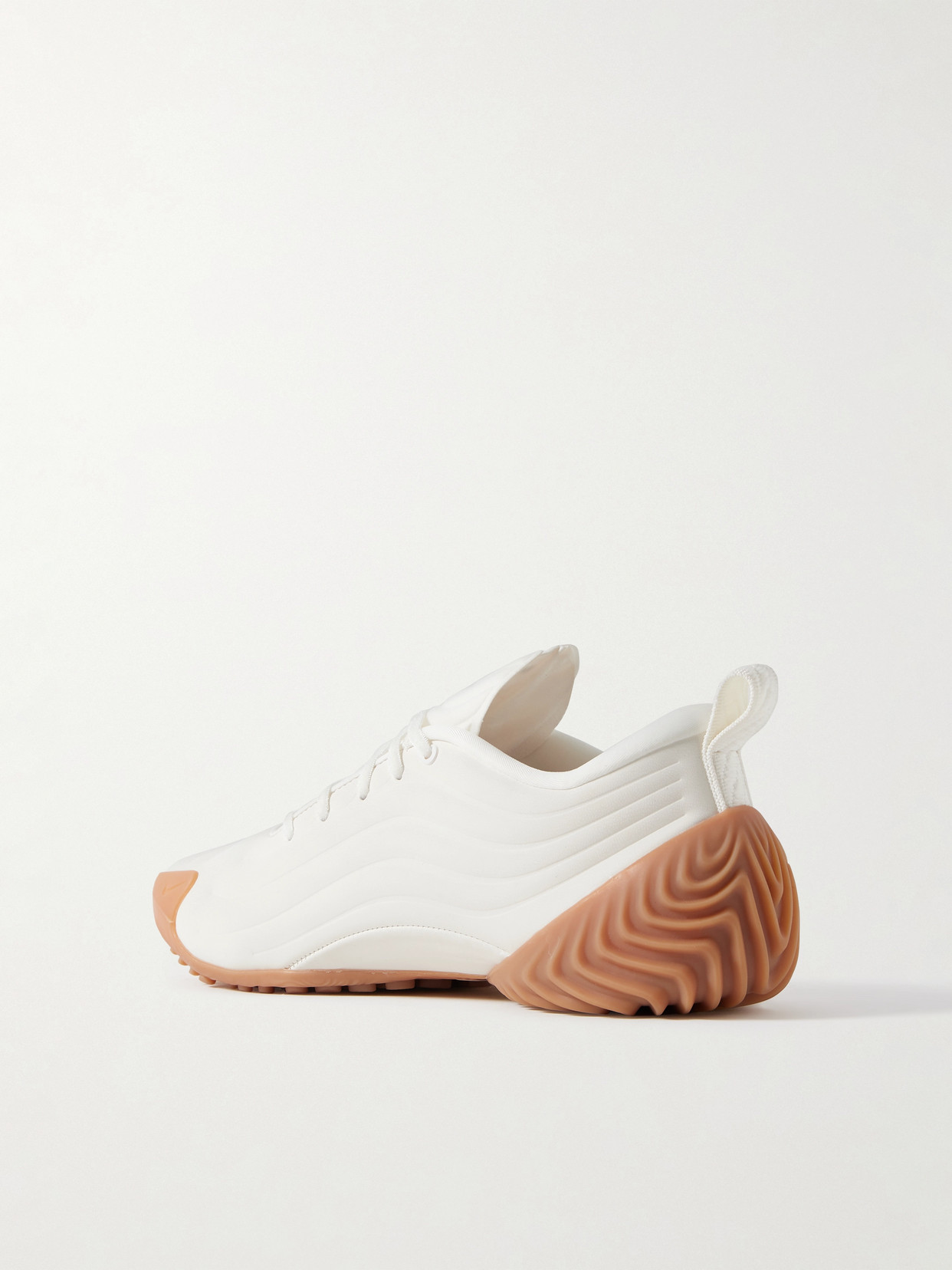 Nike Astra Ultra Quilted Brushed-shell Sneakers In White