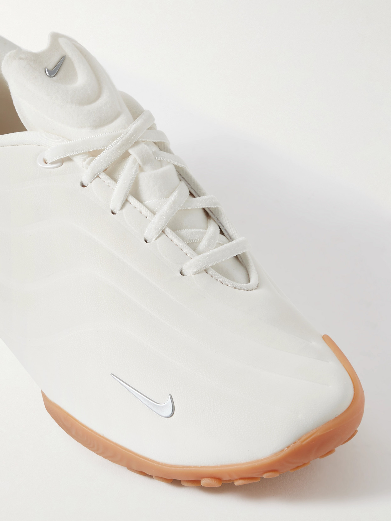Nike Astra Ultra Quilted Brushed-shell Sneakers In White