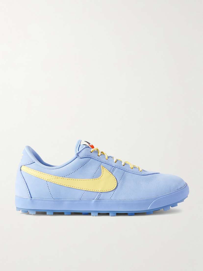Nike Astrograbber Leather-trimmed Nubuck Sneakers