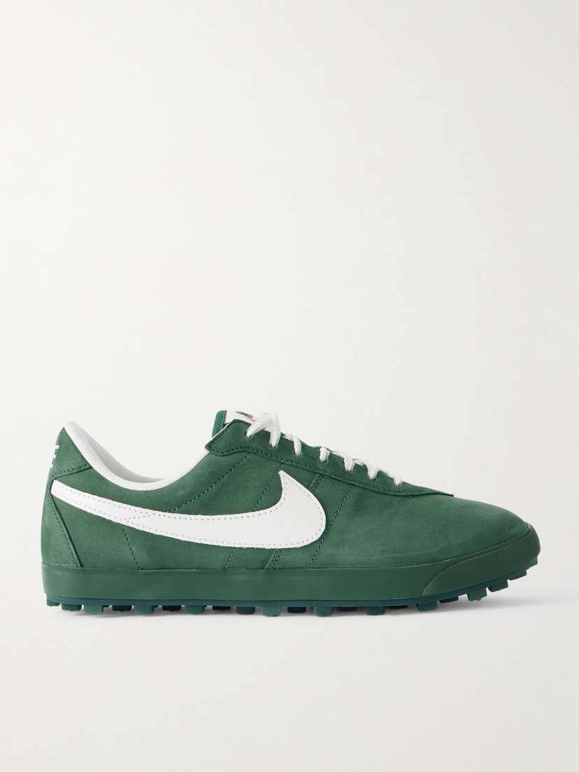 Nike Astrograbber Leather-trimmed Nubuck Sneakers