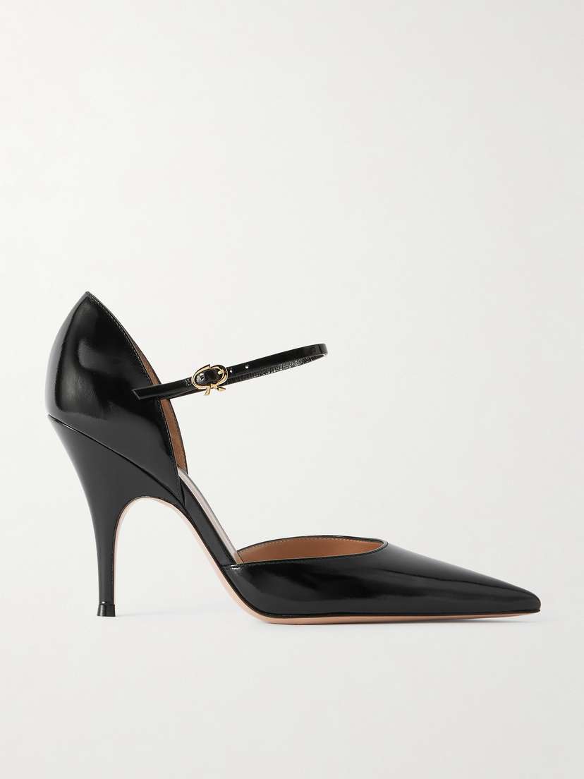 Gianvito Rossi Nuit 95 Leather Pumps