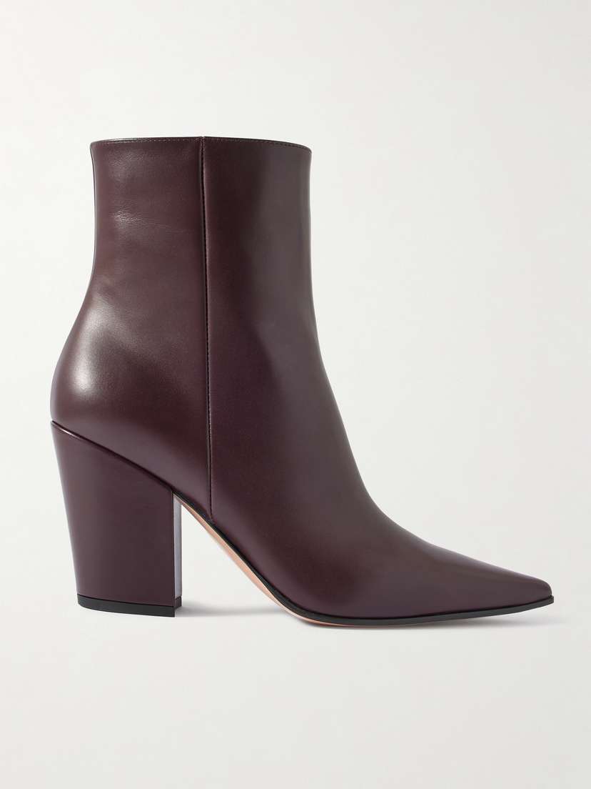 Gianvito Rossi Keinna 85 Leather Ankle Boots