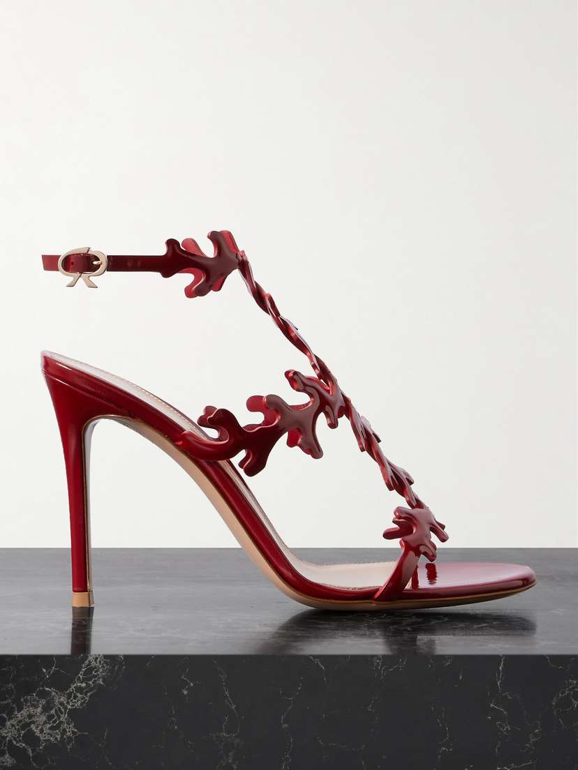 Gianvito Rossi Nuit 95 Patent-leather Sandals