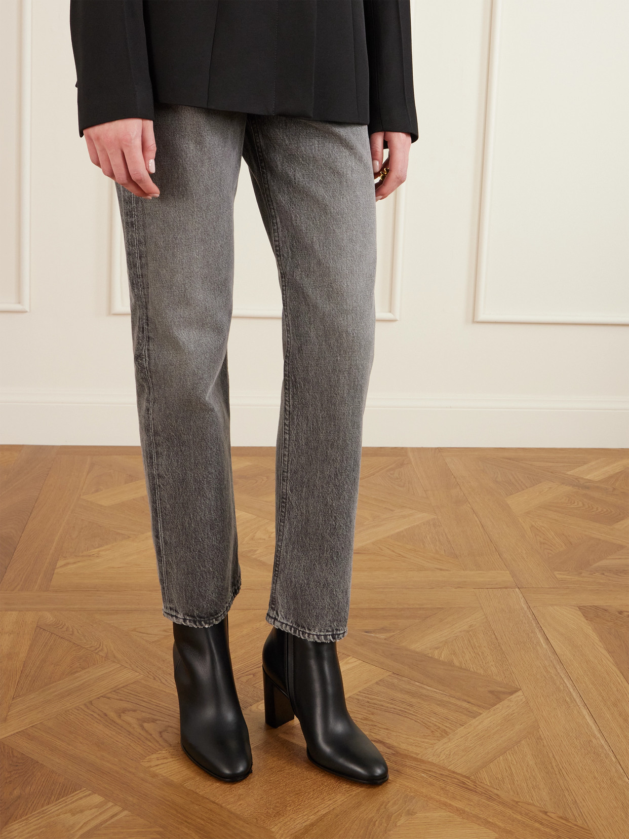 Vitello Glove 85 Ankle Boots