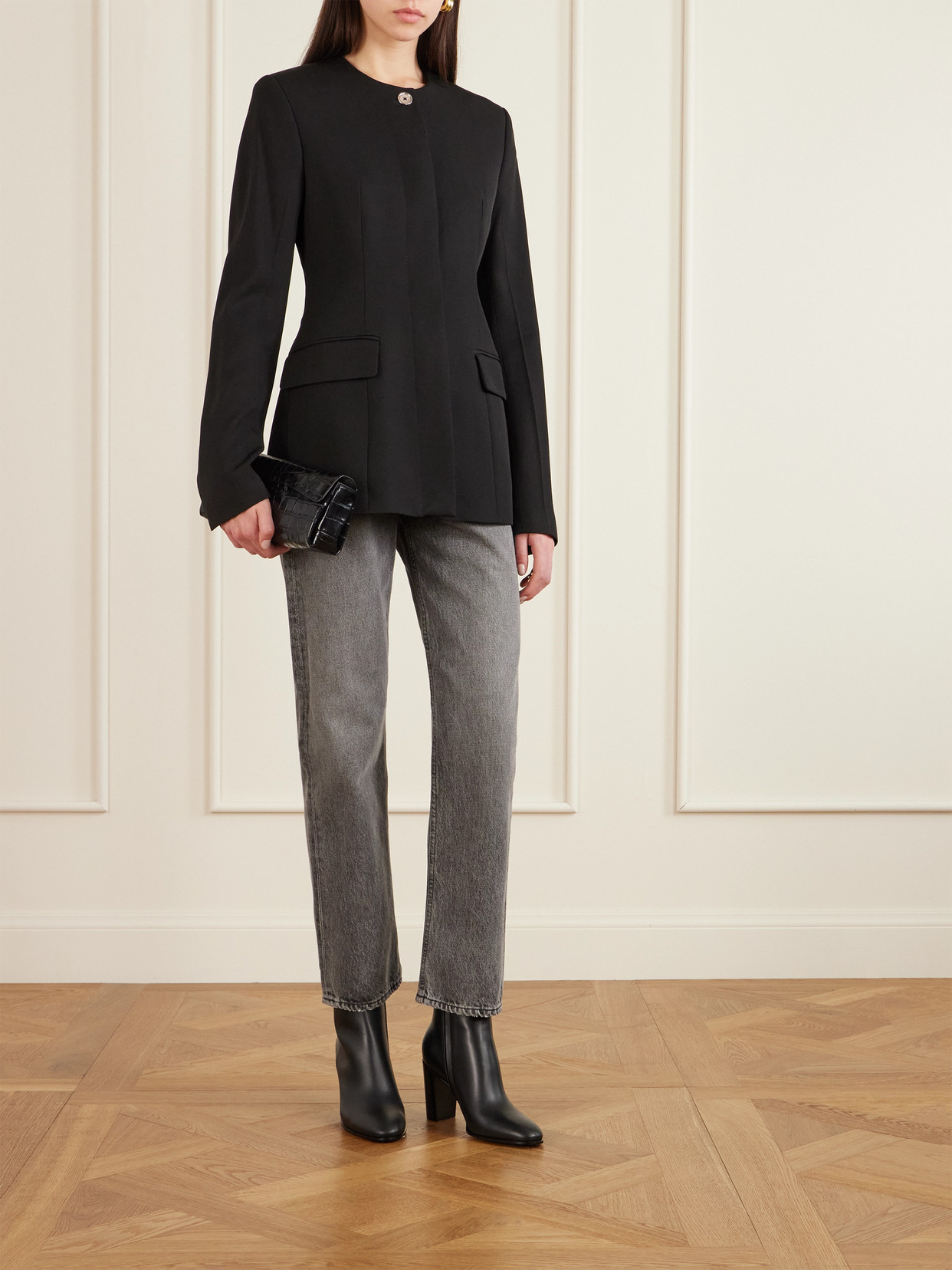 Vitello Glove 85 Ankle Boots