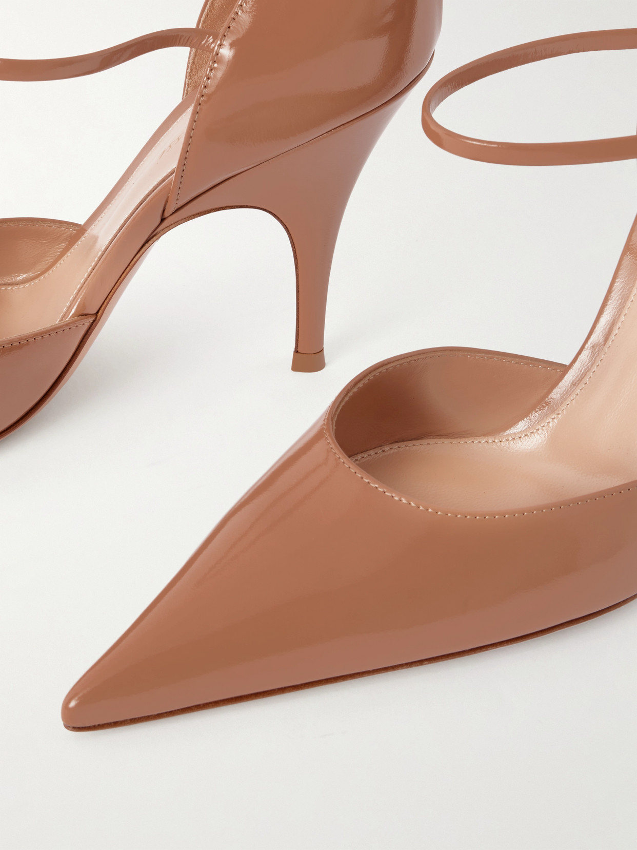 Gianvito Rossi Woman Pumps Blush Size 6 Leather In Pink