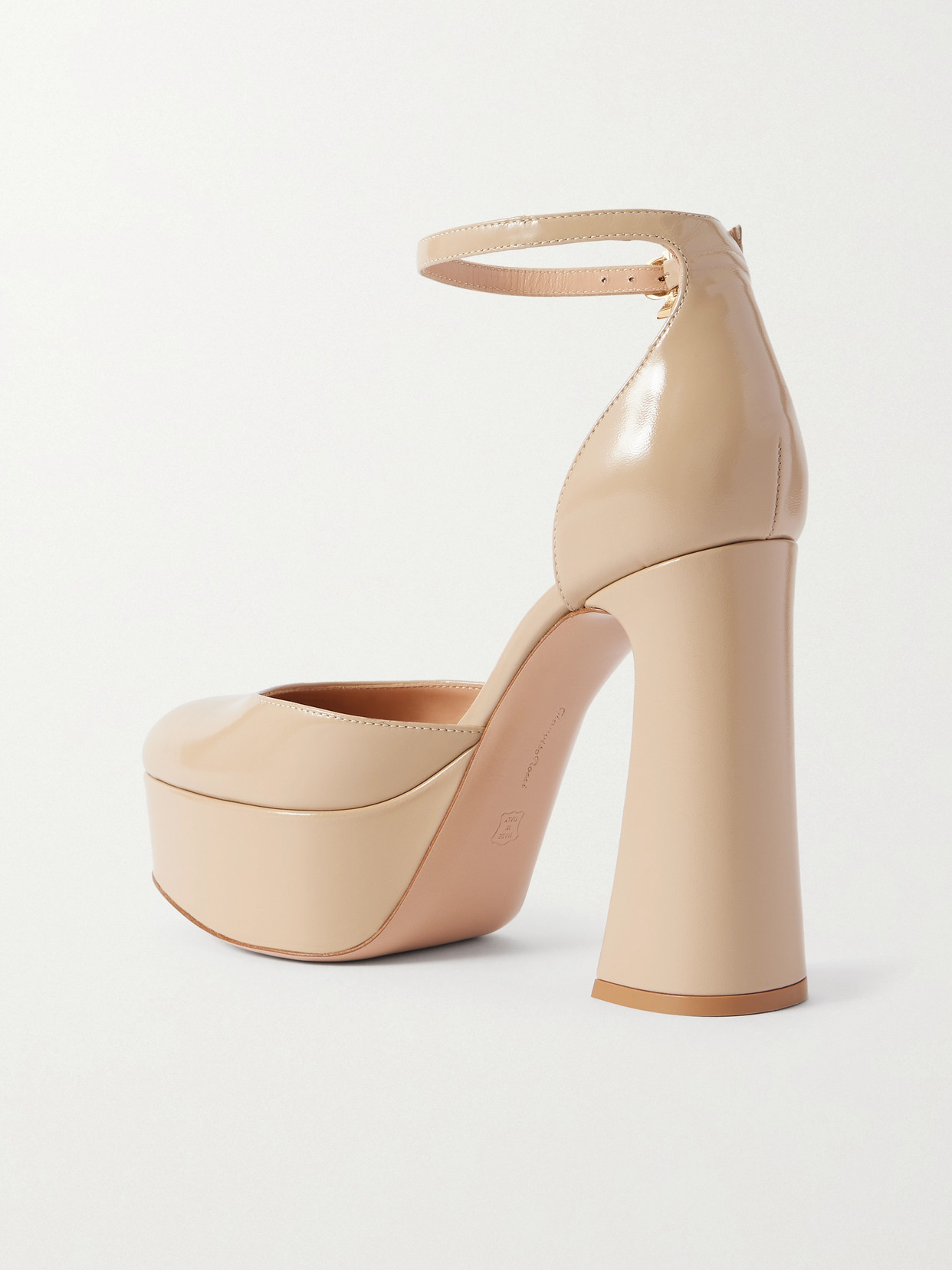 Hilary 70 Patent-Leather Platform Pumps