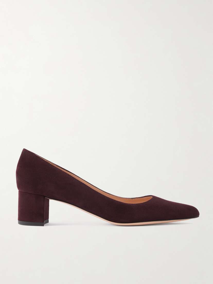 Gianvito Rossi Piper 45 Suede Pumps