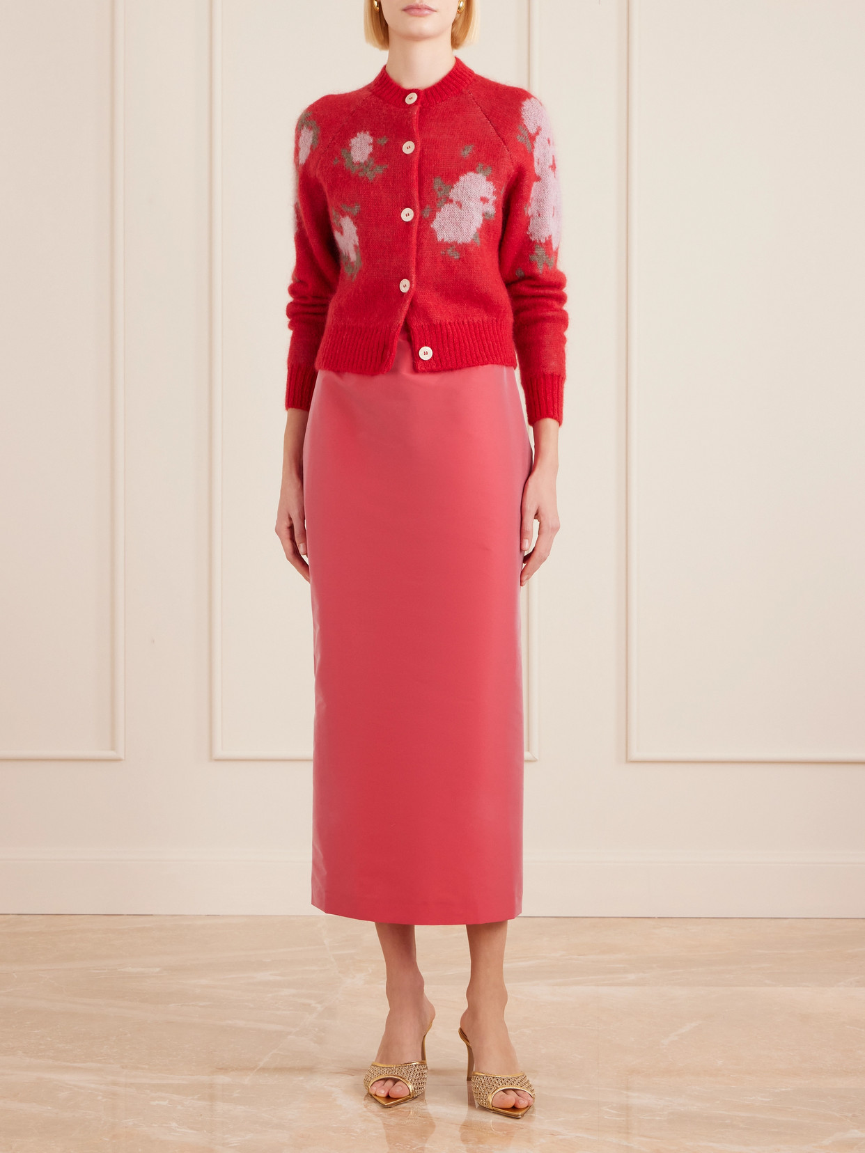 Gianvito Rossi Sienna 70 Leather Mules In Gold