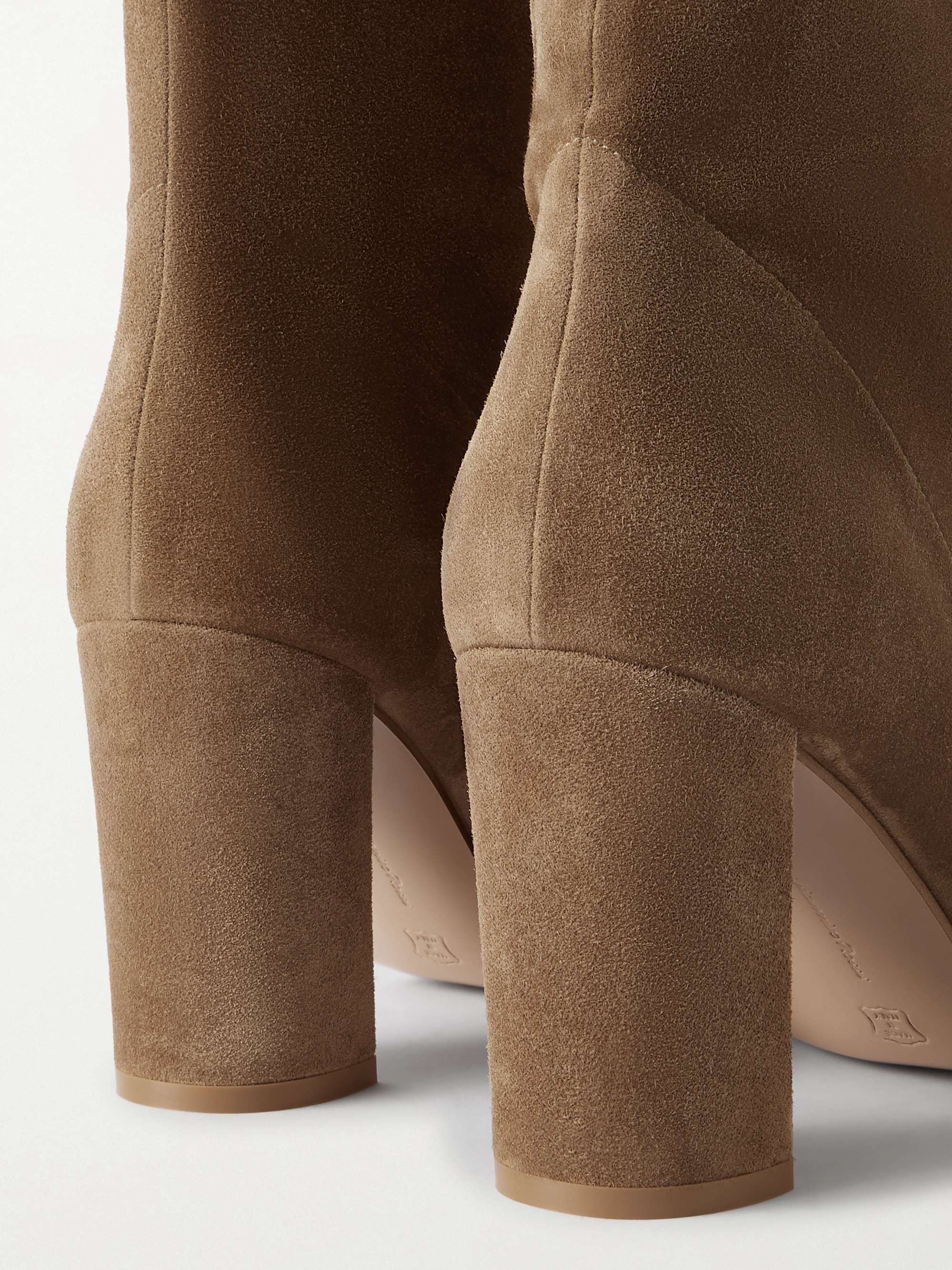 GIANVITO ROSSI Glen 85 suede knee boots