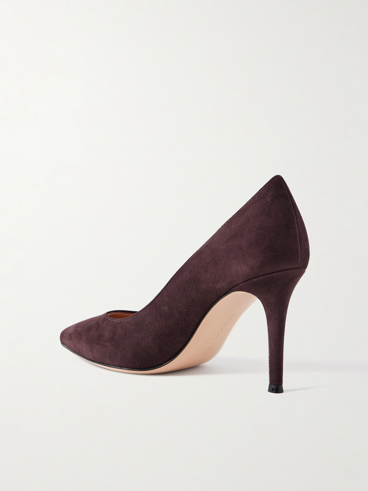 Gianvito Rossi Gianvito 85 Suede Pumps In Burgundy
