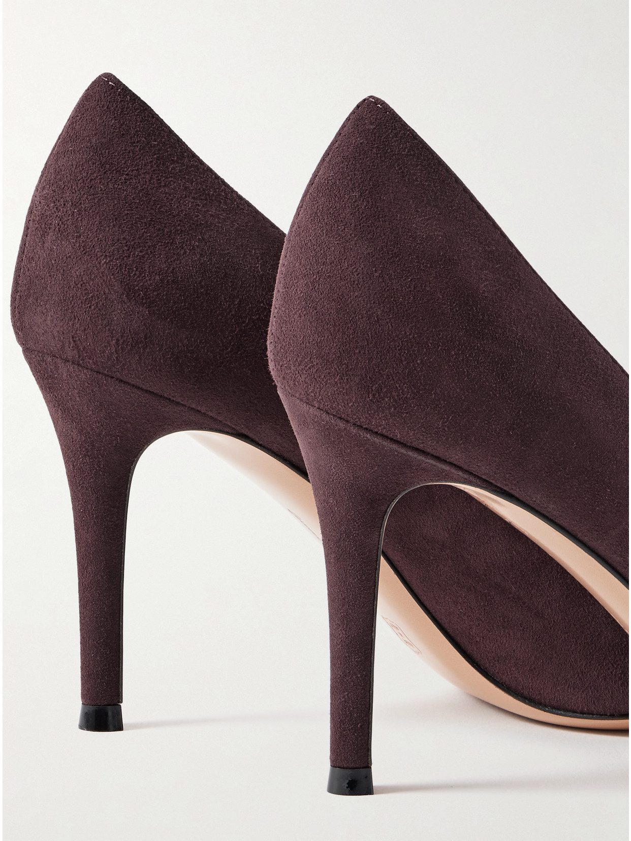 Gianvito Rossi Gianvito 85 Suede Pumps In Burgundy