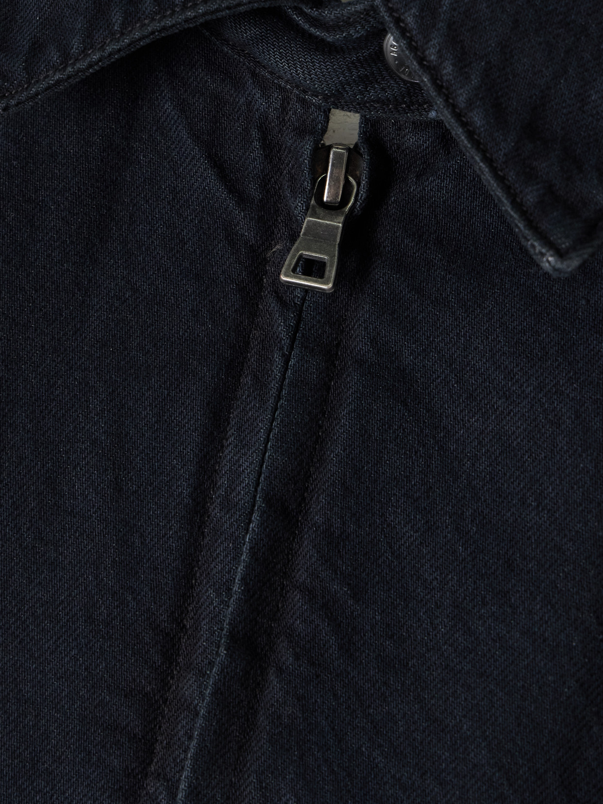 Agolde Nile Denim Bomber Jacket In Blue