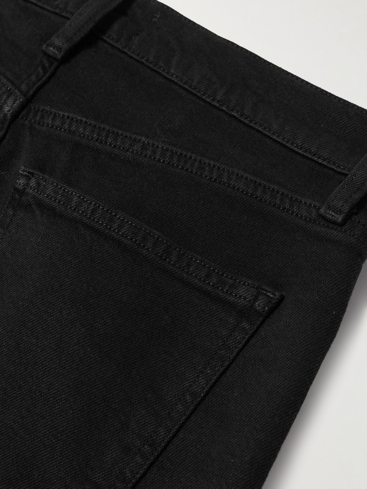 Agolde Ingram Split High-rise Flared Jeans In Black