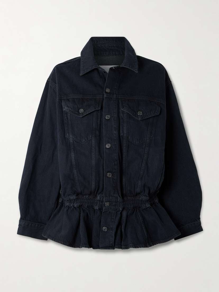 AGOLDE Rubik Denim Peplum Jacket