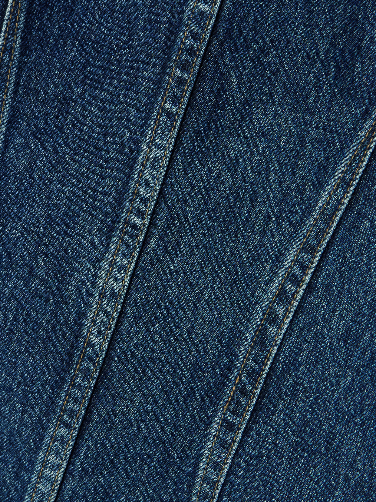 Agolde Barton Denim Mini Dress In Blue