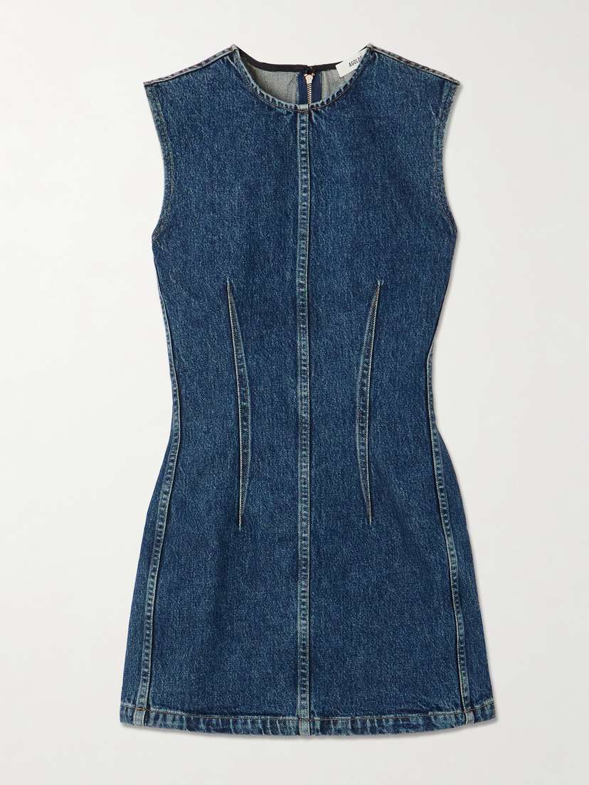 AGOLDE Barton Denim Mini Dress