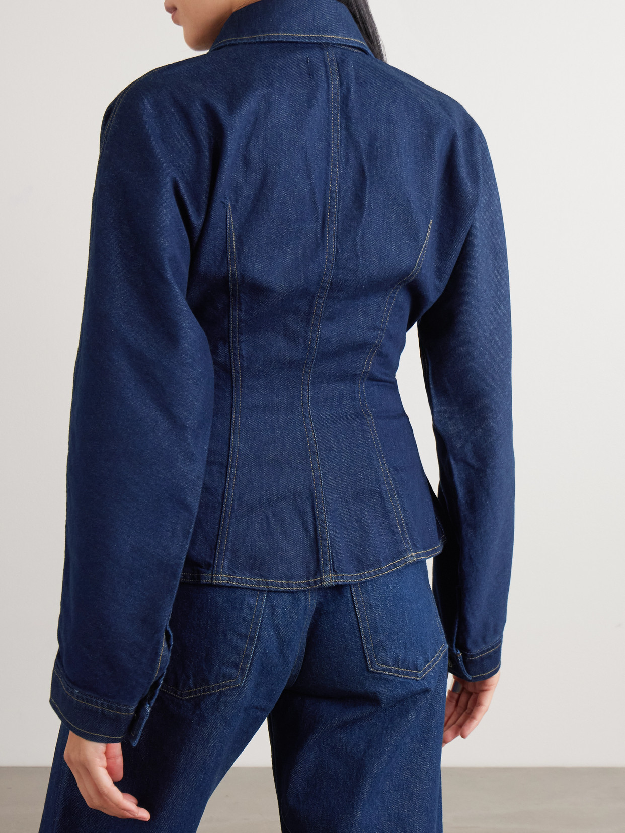 Agolde Devon Denim Shirt In Blue