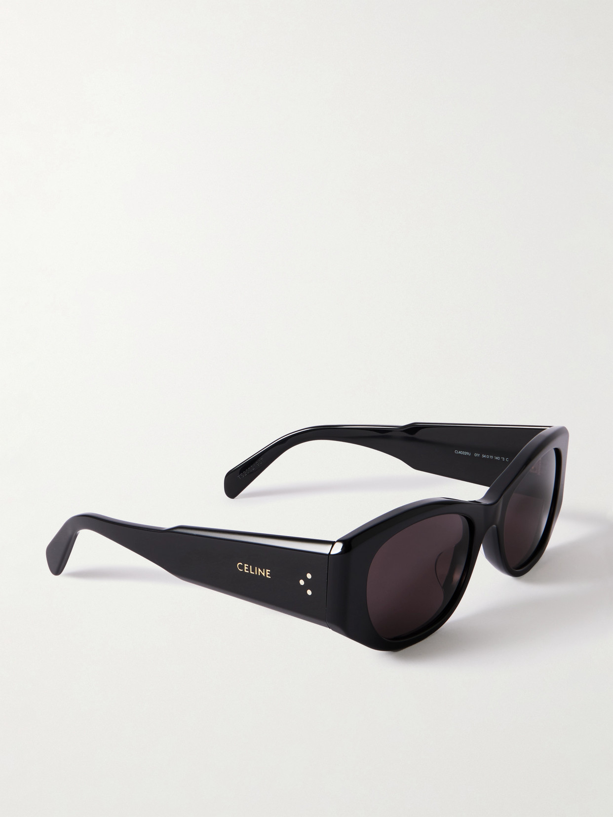 Celine Cat-eye Acetate Sunglasses In Black