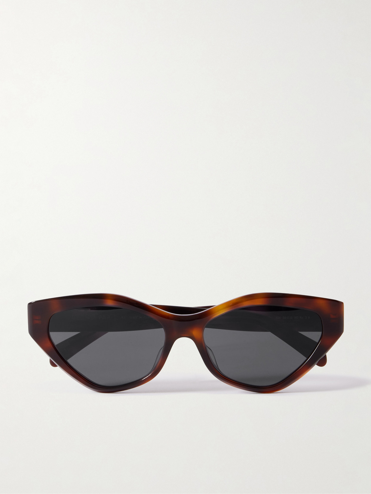 Celine Triomphe Cat-eye Tortoiseshell Acetate Sunglasses In Brown