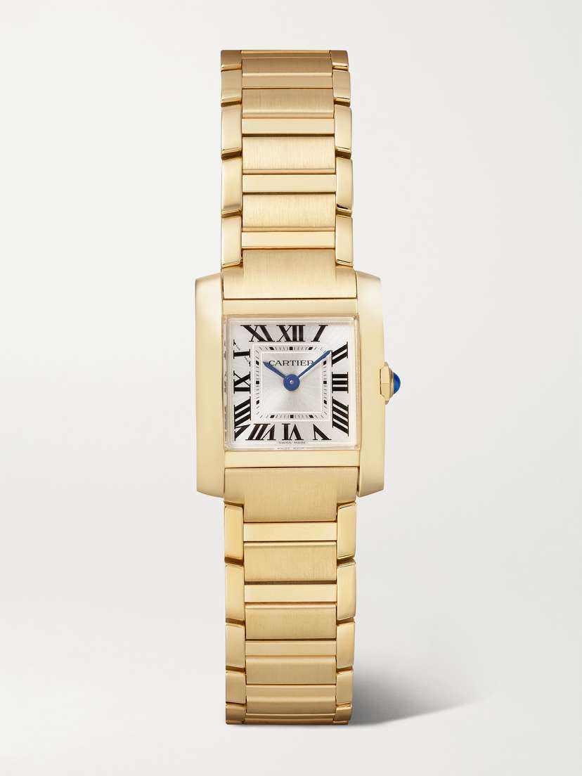 Cartier Tank Française 21.2mm Small 18-karat Gold Watch