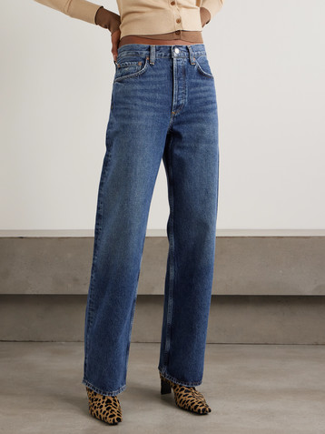 Agolde Arc Long high-rise wide-leg jeans
