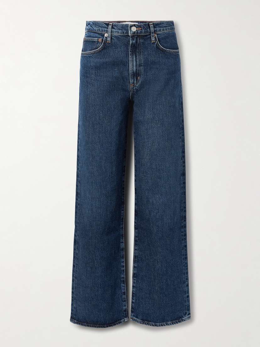 AGOLDE Harper Mid-rise Wide-leg Jeans