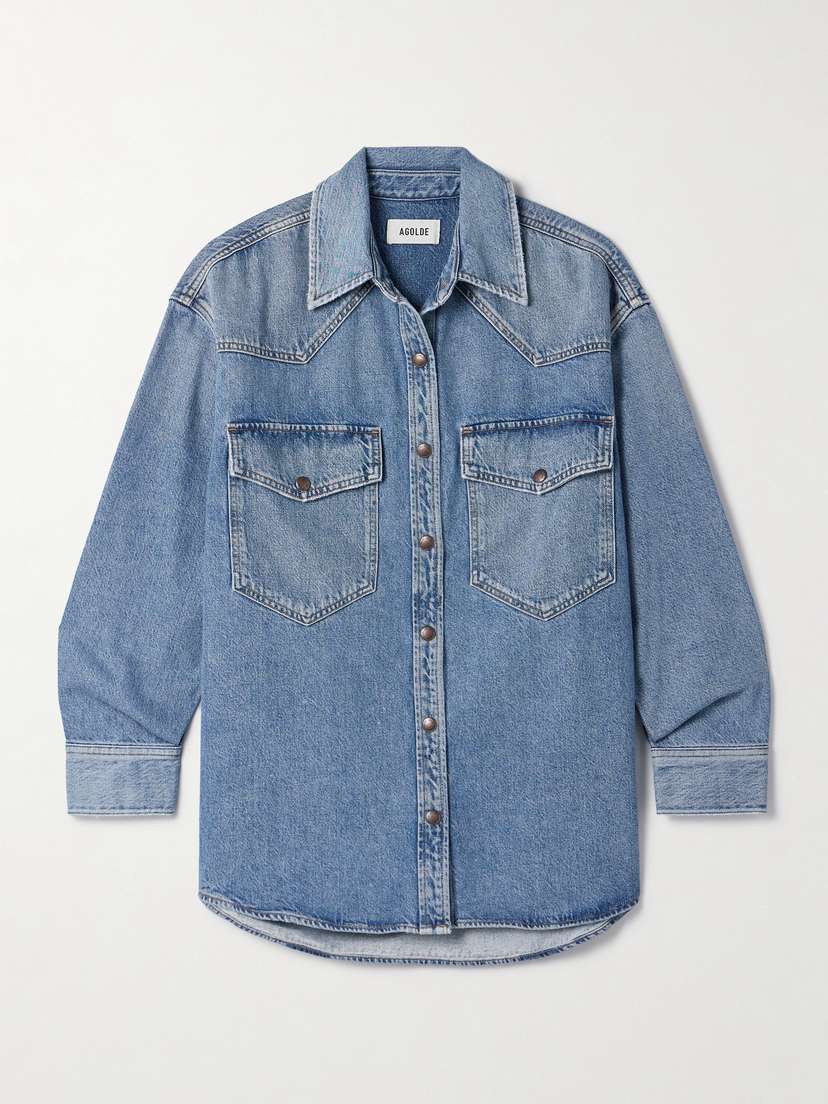 AGOLDE Lotta Denim Shirt