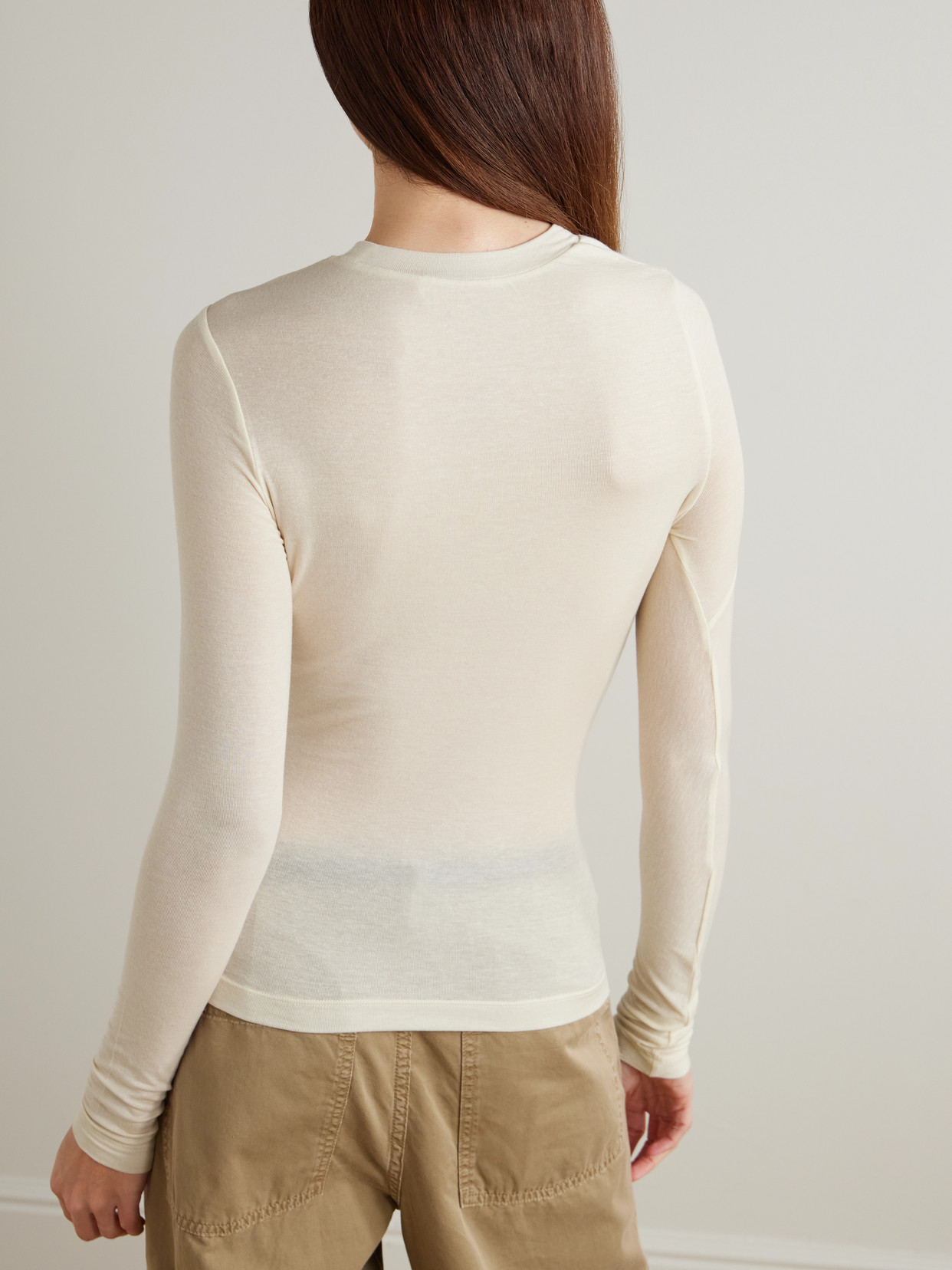 Lissa Gathered Jersey Top