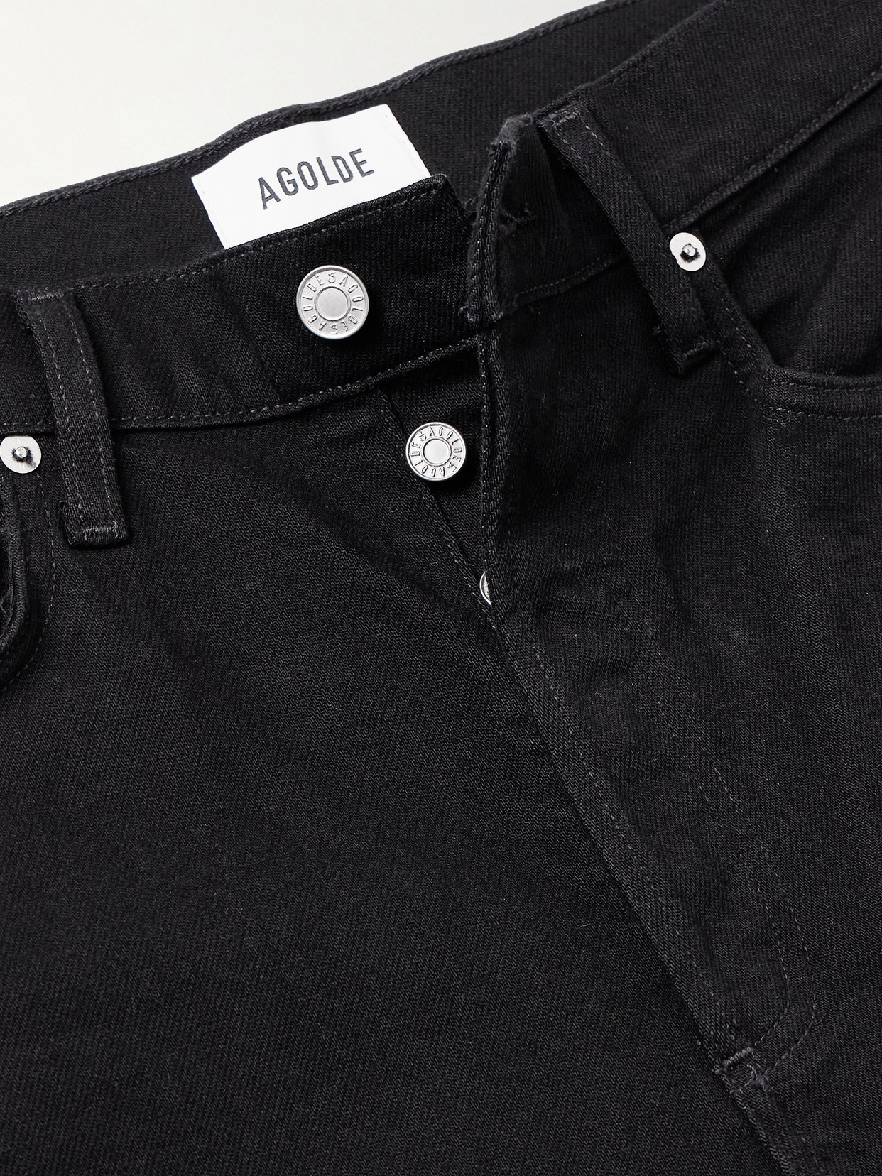 Agolde Leena Bootcut Jeans In Black