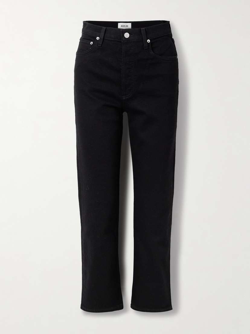 AGOLDE '90s Pinch Waist Cropped High-rise Straight-leg Jeans