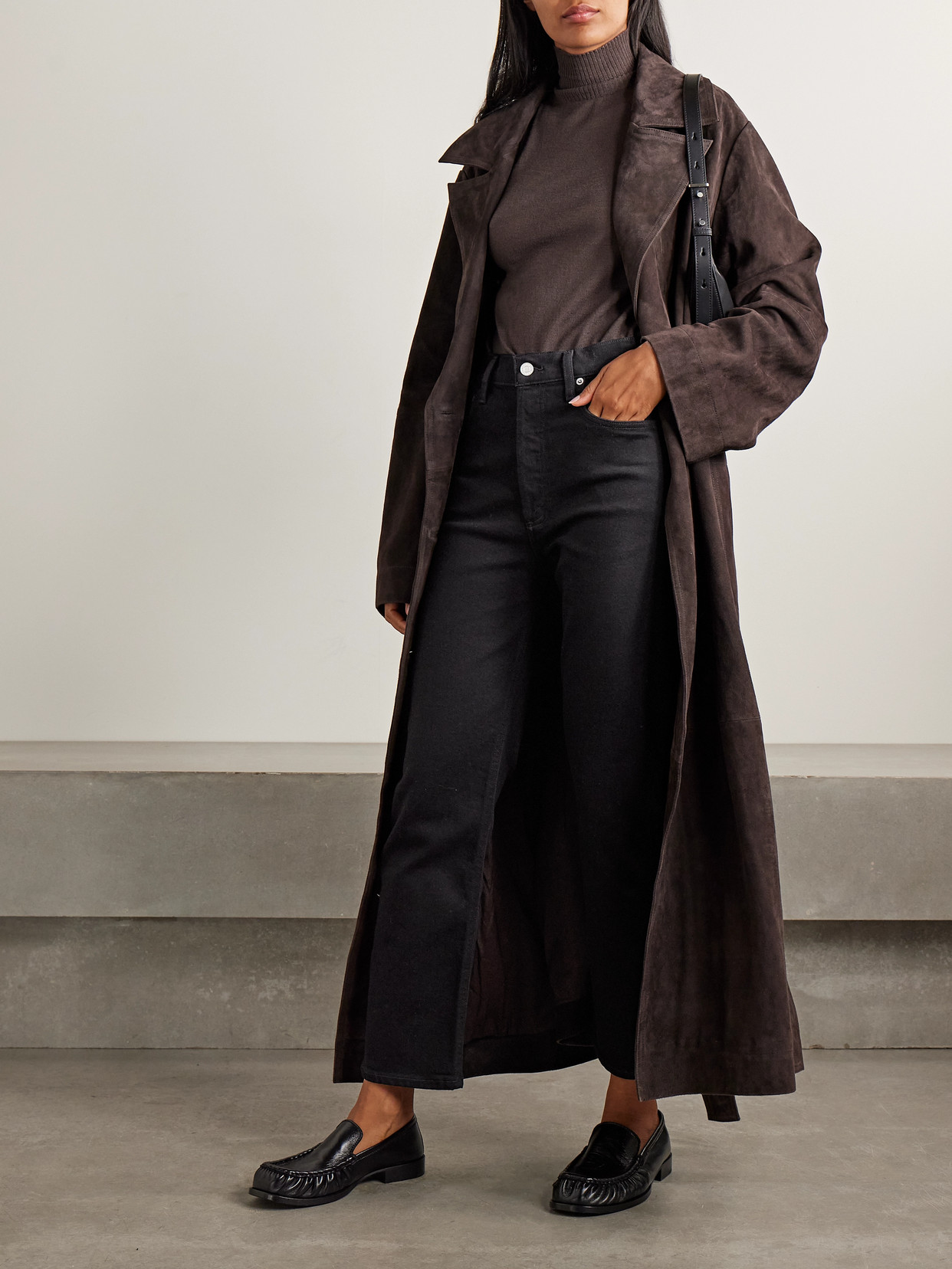 Agolde Leena Bootcut Jeans In Black