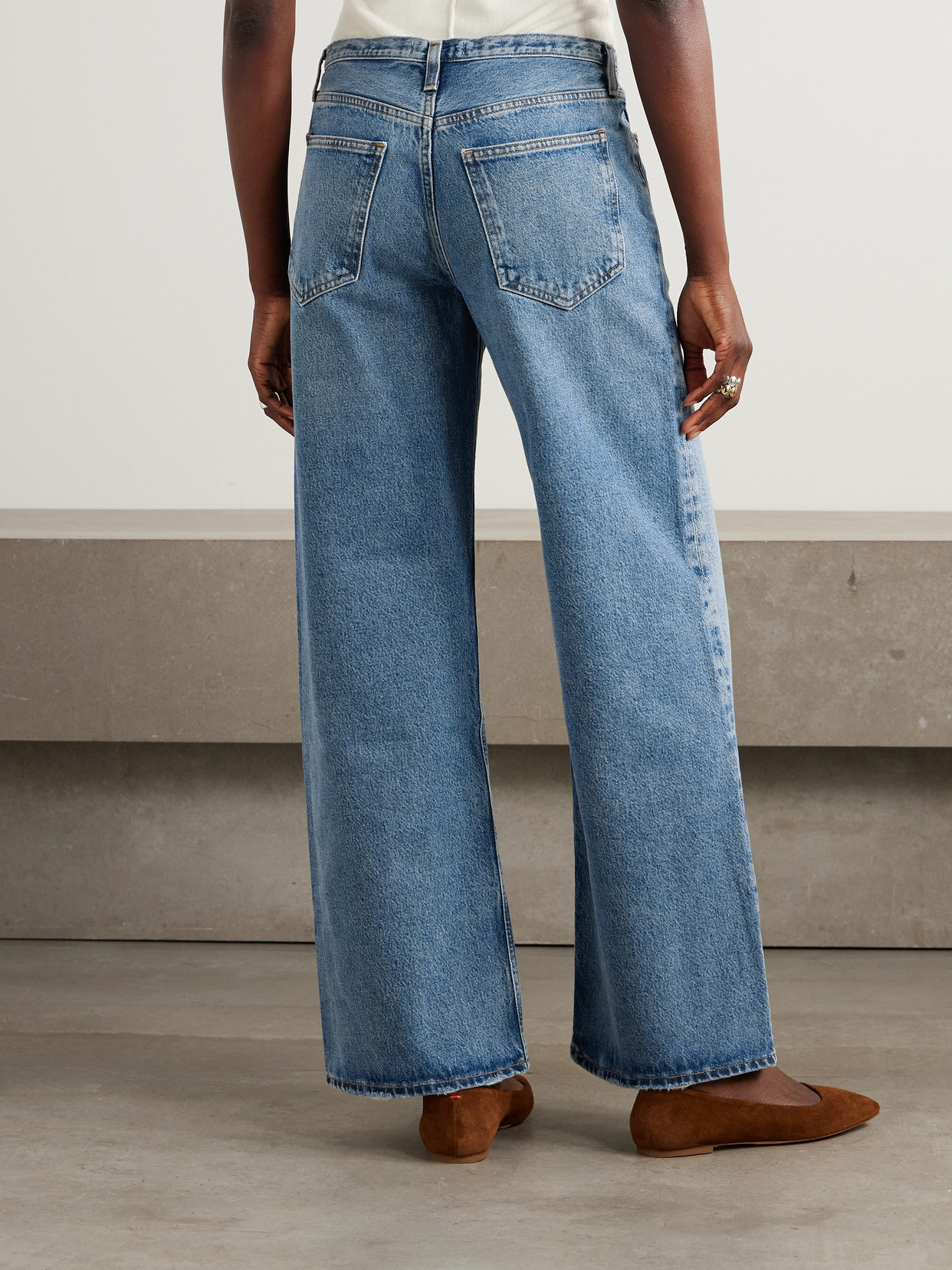 Kiera Mid-Rise Wide- Leg