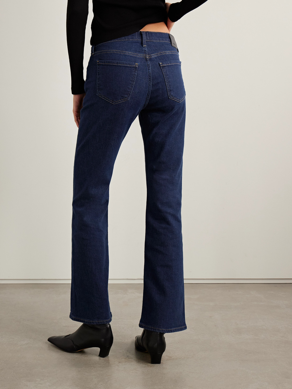 Citizen Of Humanity Genova Low-rise Bootcut Jeans In Blue