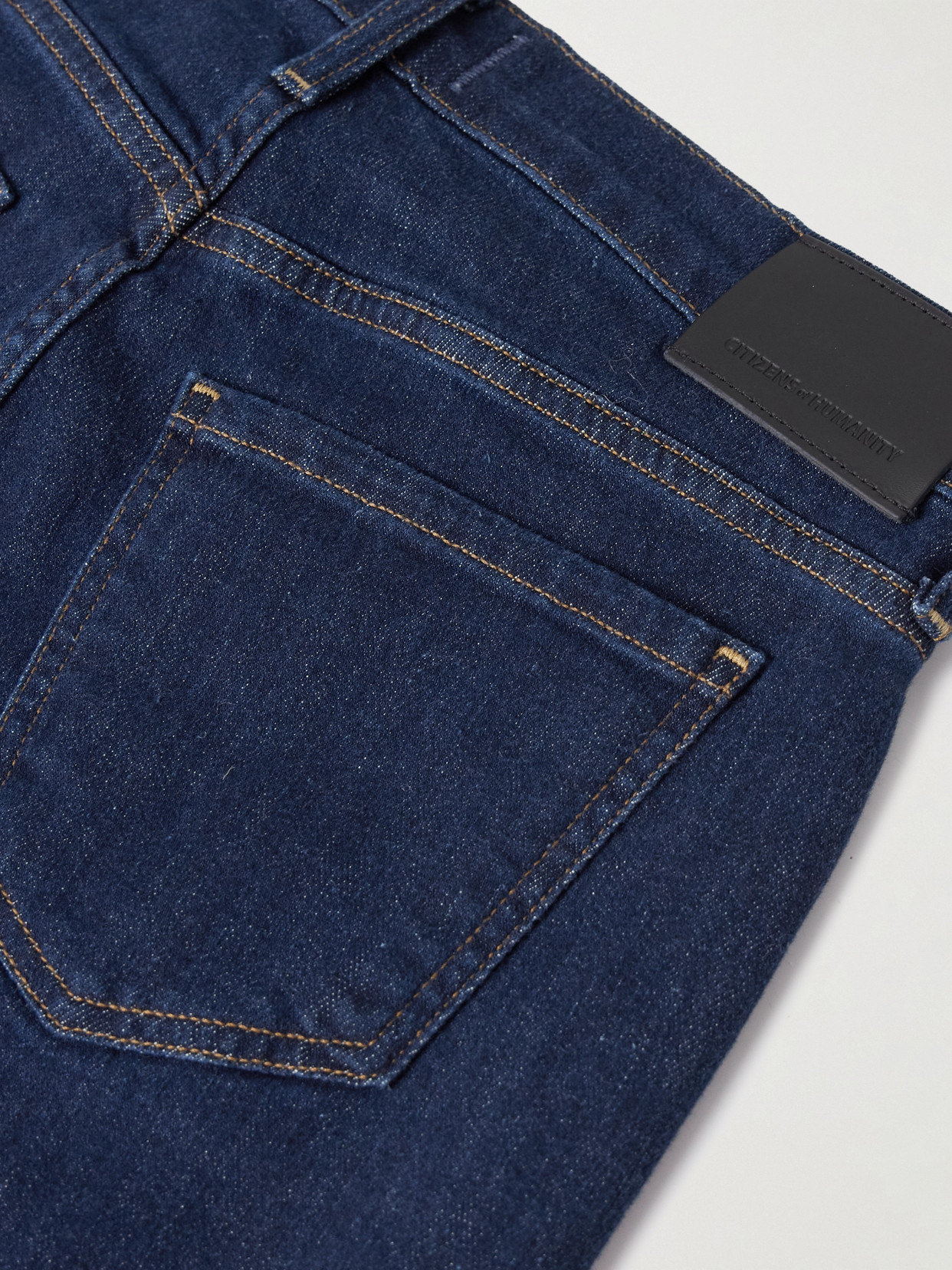 Citizen Of Humanity Genova Low-rise Bootcut Jeans In Blue