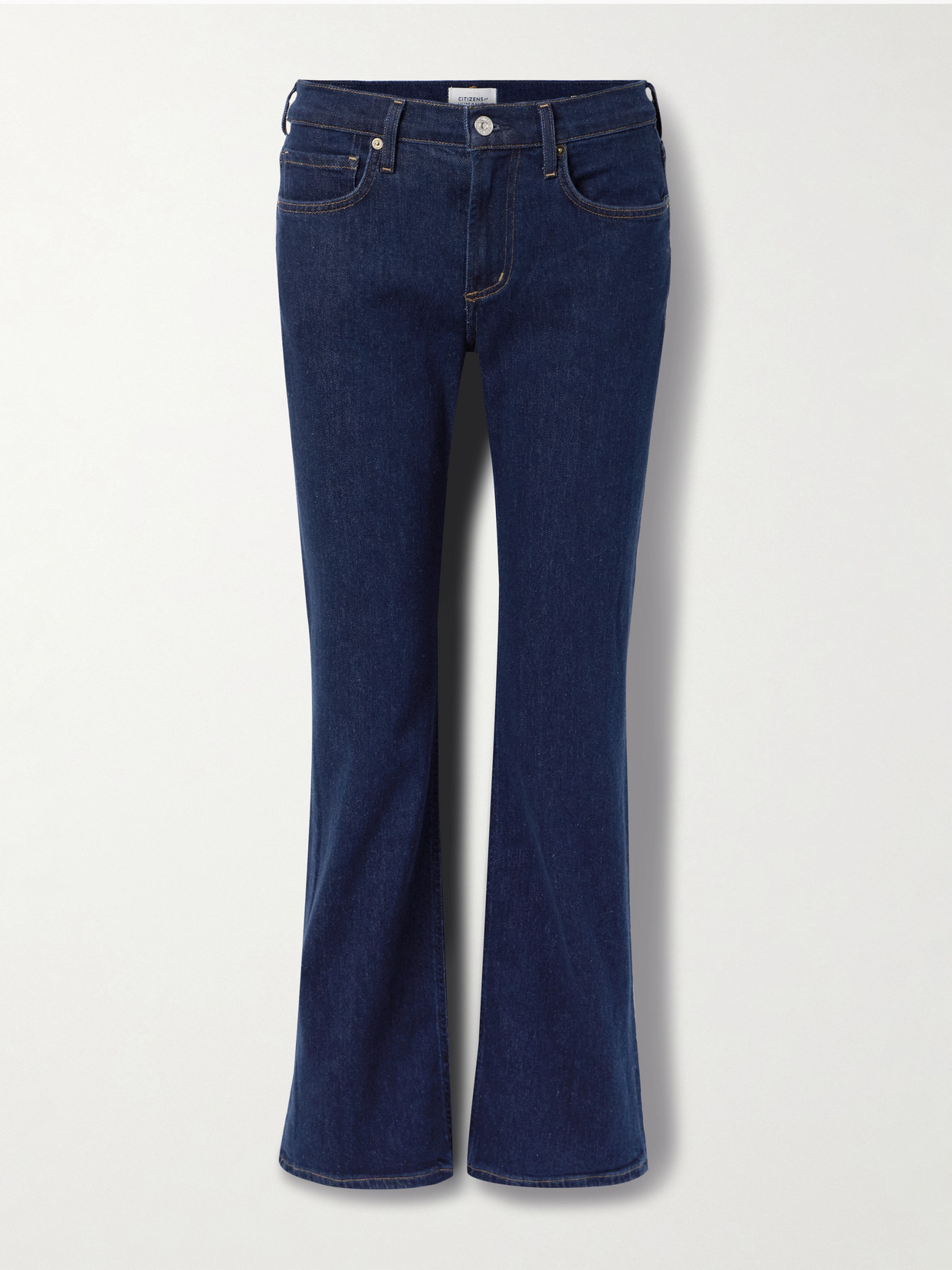 Citizen Of Humanity Genova Low-rise Bootcut Jeans In Blue