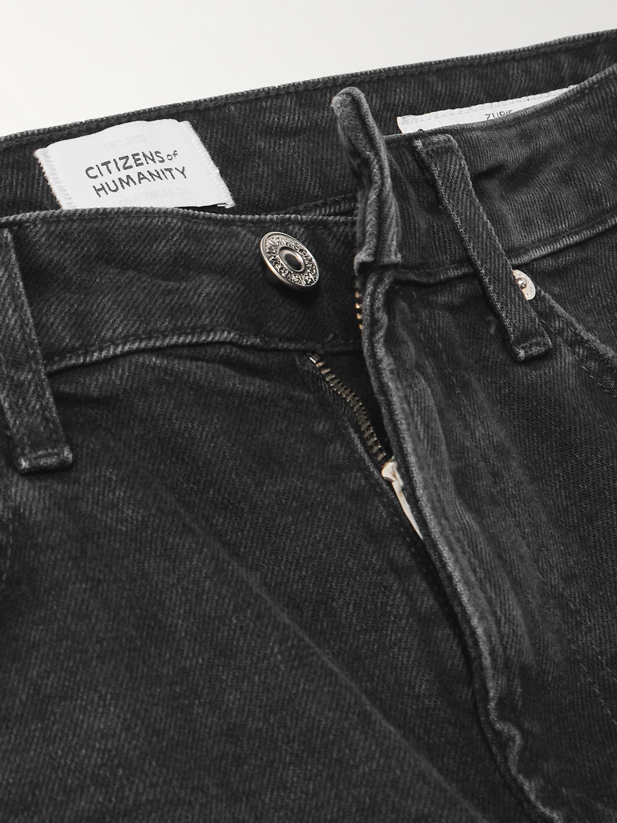 Zurie High-Rise Straight-Leg Jeans