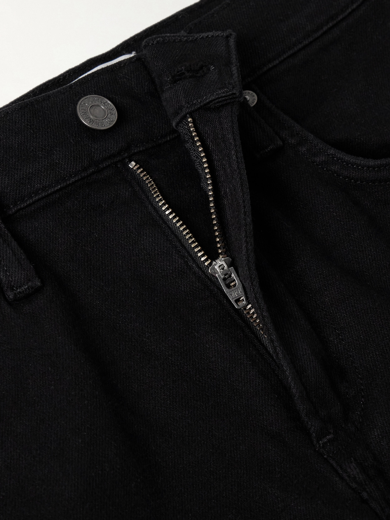 Citizen Of Humanity Delfina High-rise Straight-leg Jeans In Black