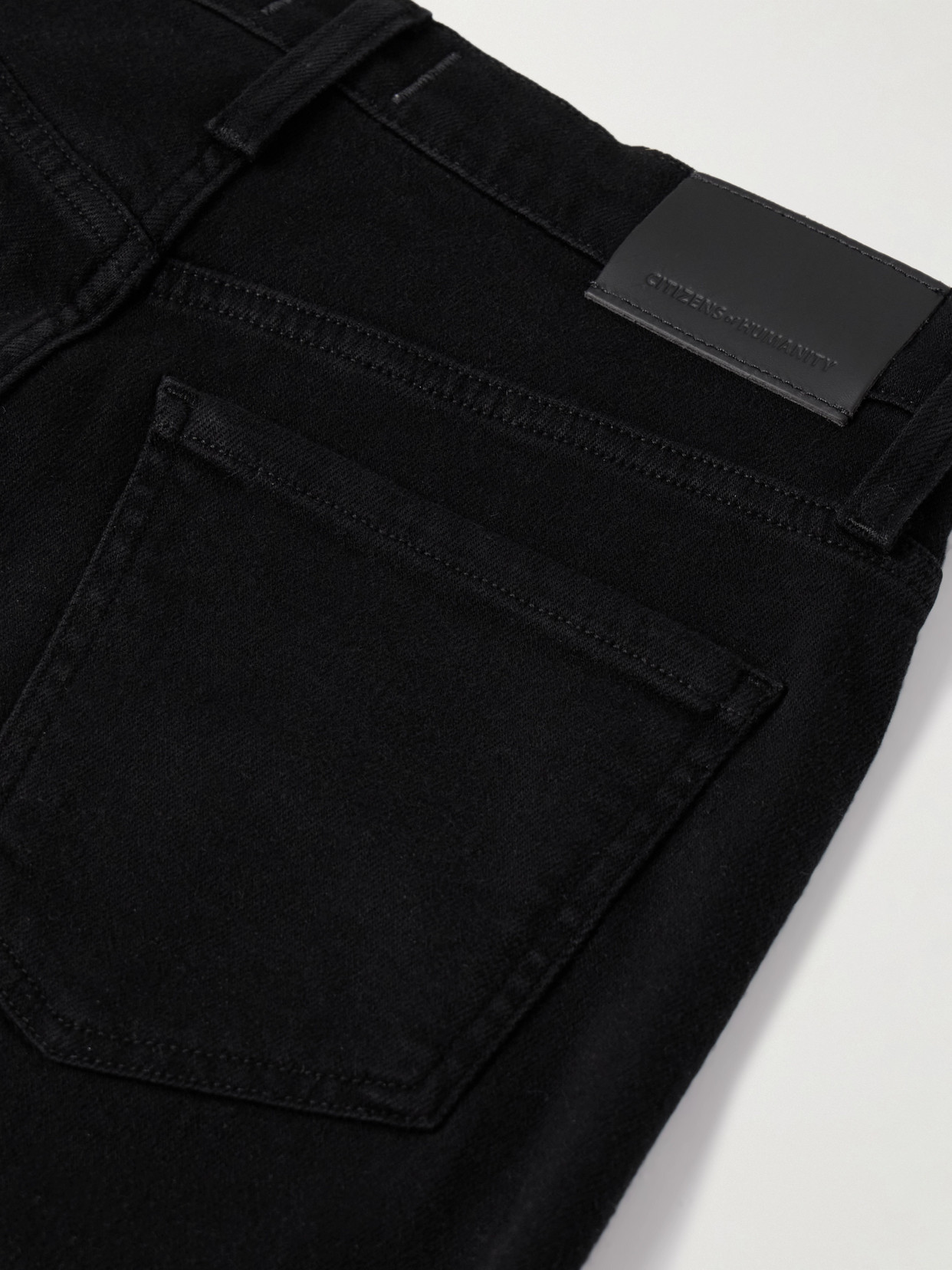 Citizen Of Humanity Delfina High-rise Straight-leg Jeans In Black