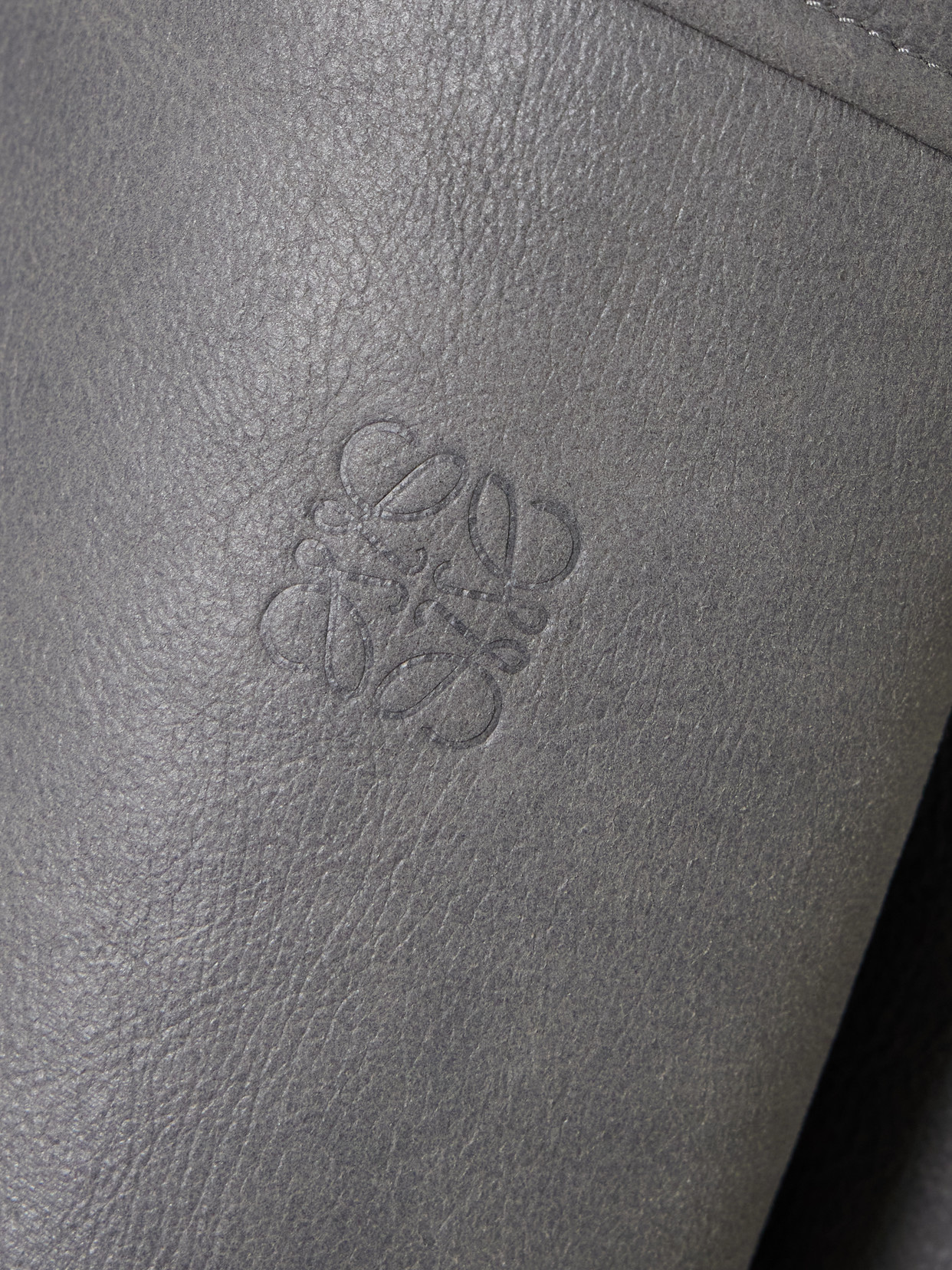 Loewe Long-sleeved Cardigan In Gray