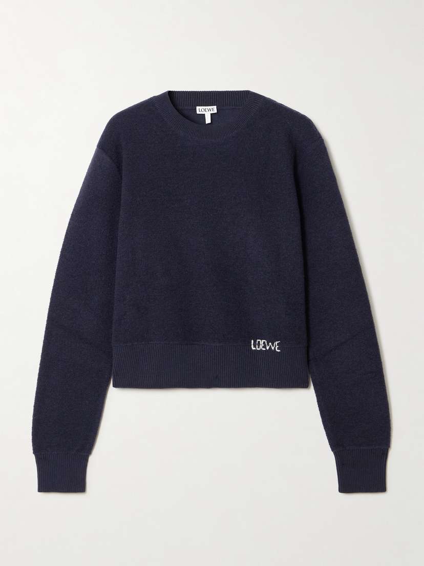 Loewe Embroidered Wool Sweater