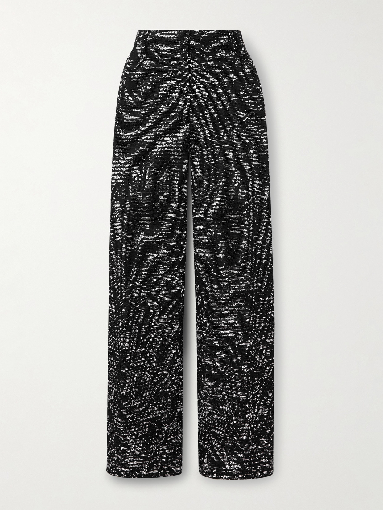 Dries Van Noten Woven Wide-leg Pants In Black