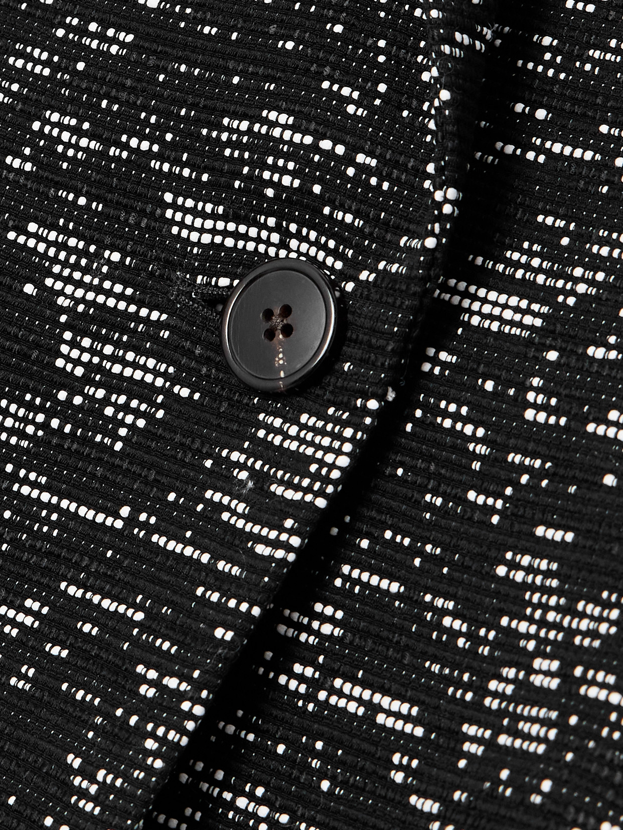 Dries Van Noten Jacquard Coat In Black